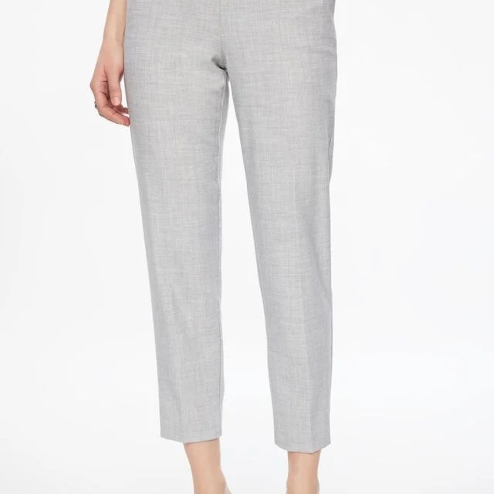Dynamite Kendall Side Zip Slim Pants - Formal Gray